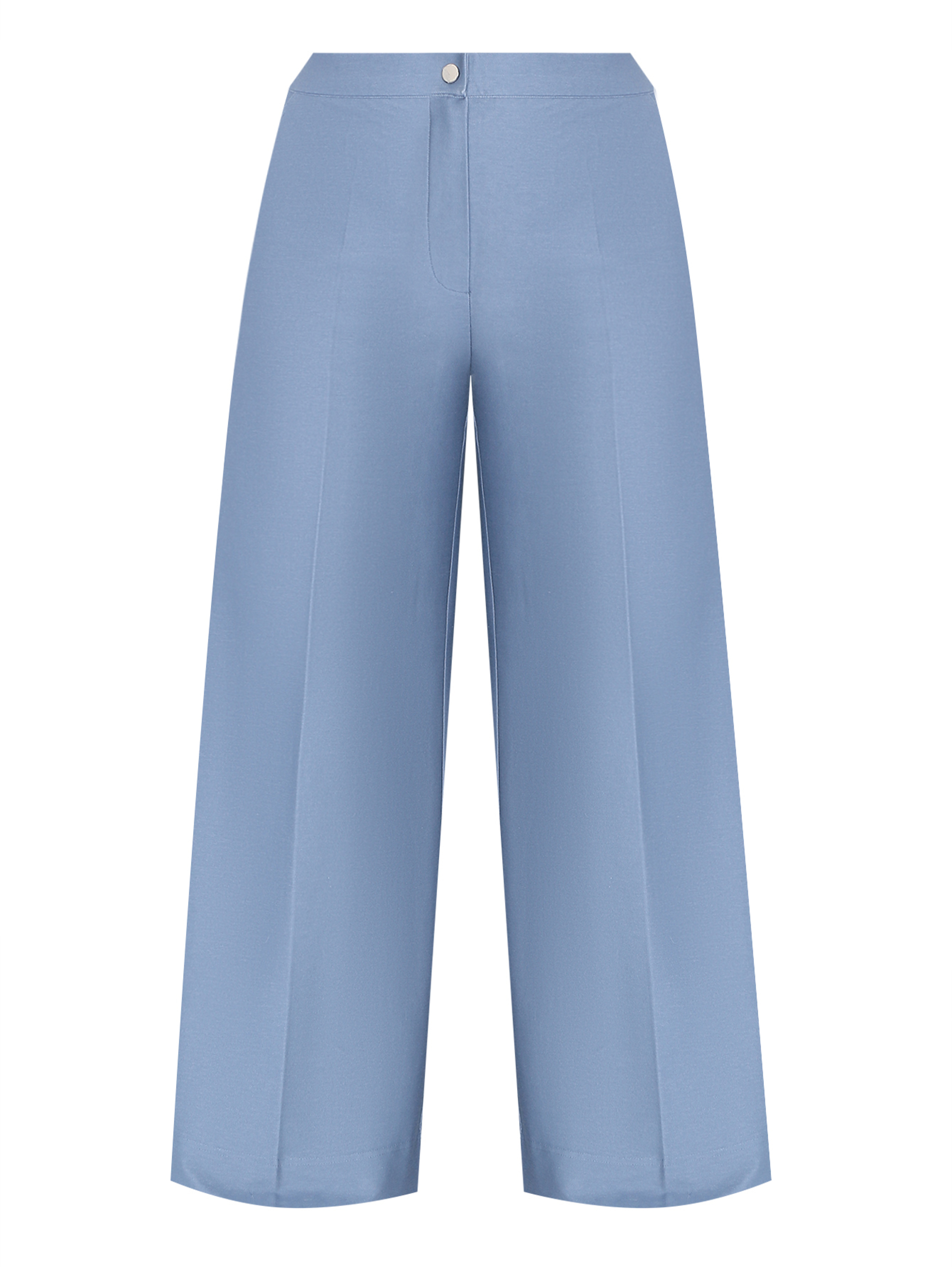 Широкие брюки из хлопка со стрелками