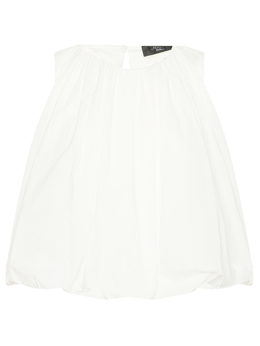 Weekend Max Mara Топ из хлопка со складками