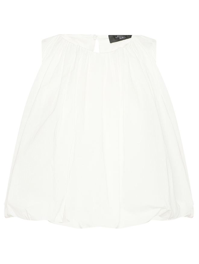 Weekend Max Mara Топ из хлопка со складками