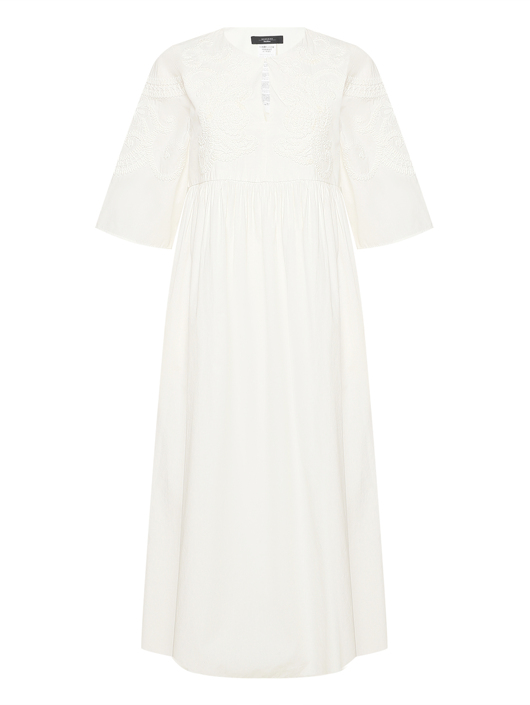 Weekend Max Mara Платье из хлопка с вышивкой