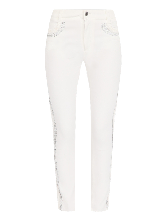 Ermanno Scervino Джинсы из хлопка с декором