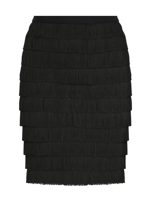 Moschino Юбка с бахромой