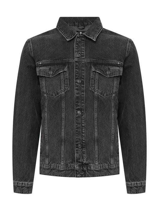 7 For All Mankind Куртка из темного денима