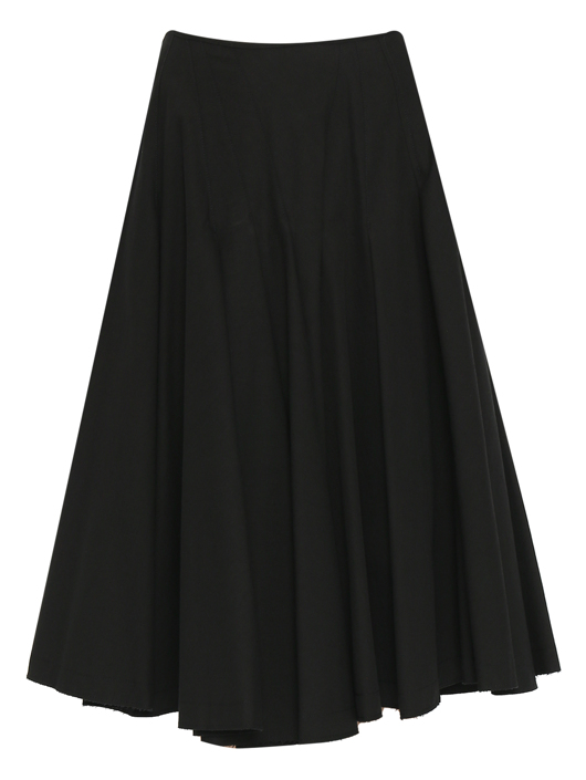 Sportmax Юбка из хлопка со складками