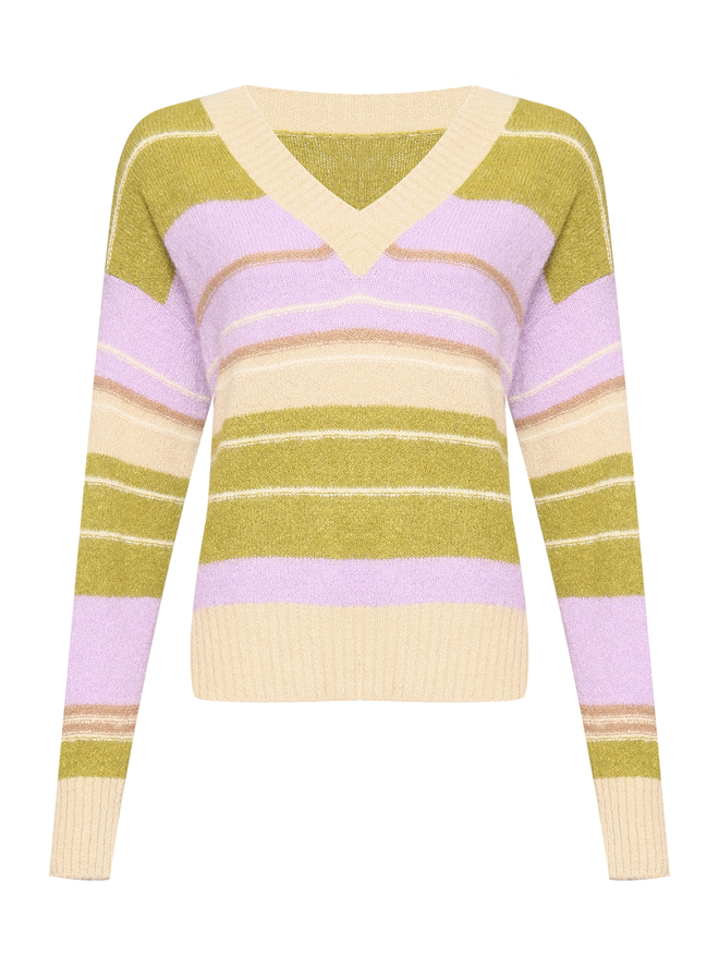 Weekend Max Mara Трикотажный джемпер с узором