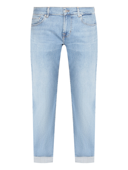 7 For All Mankind Джинсы из светлого денима
