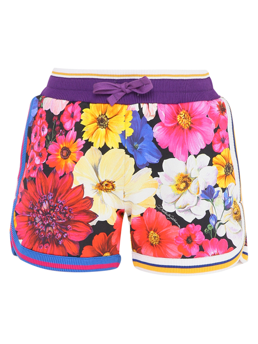 Dolce & Gabbana Хлопковые шорты с узором