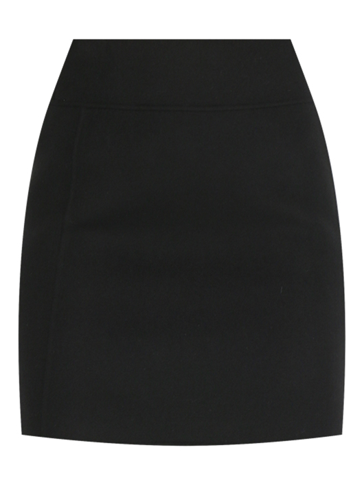 Max Mara Однотонная юбка из шерсти