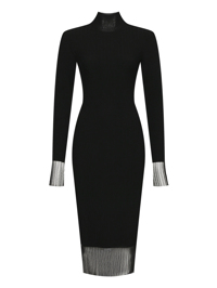 Sportmax Трикотажное платье из шерсти