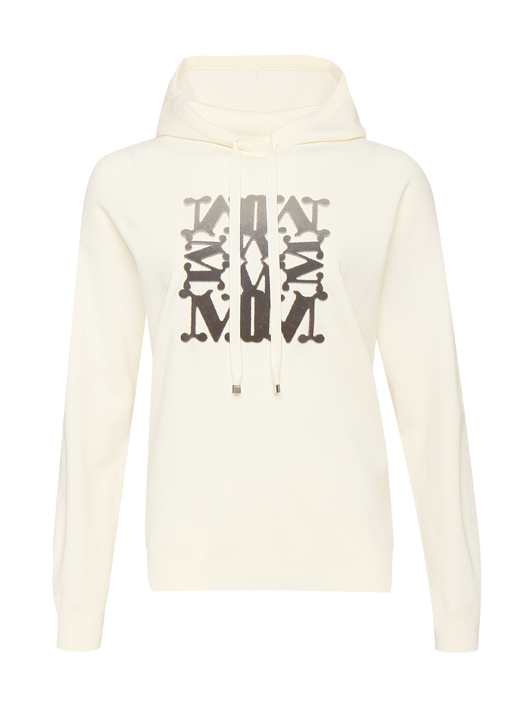 Max Mara Джемпер из шерсти с капюшоном