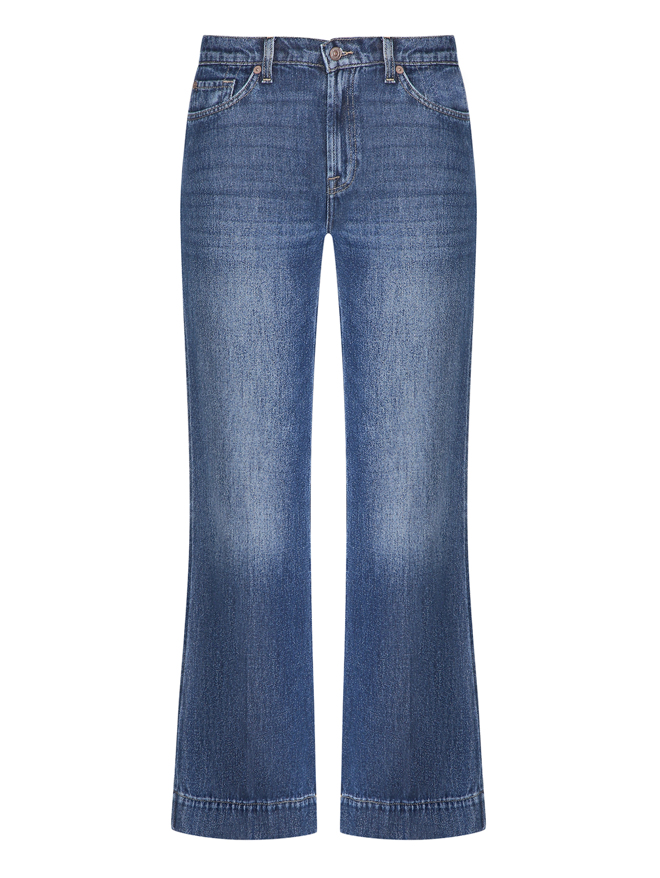 7 For All Mankind Расклешенные джинсы из лиоцелла