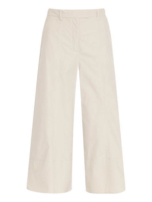 Max Mara Широкие брюки из хлопка с карманами