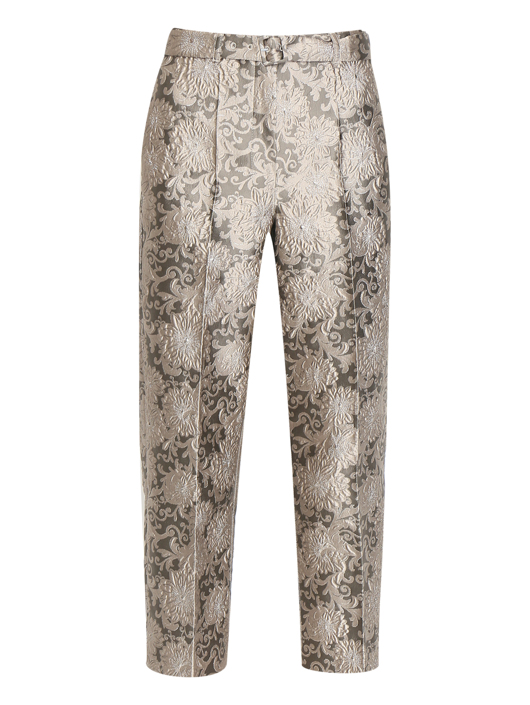 Max Mara Укороченные брюки из жаккарда