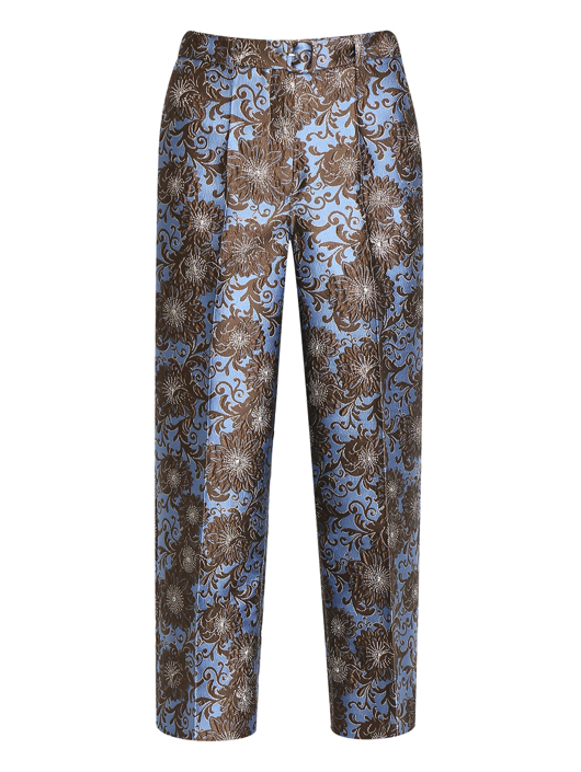Max Mara Укороченные брюки из жаккарда