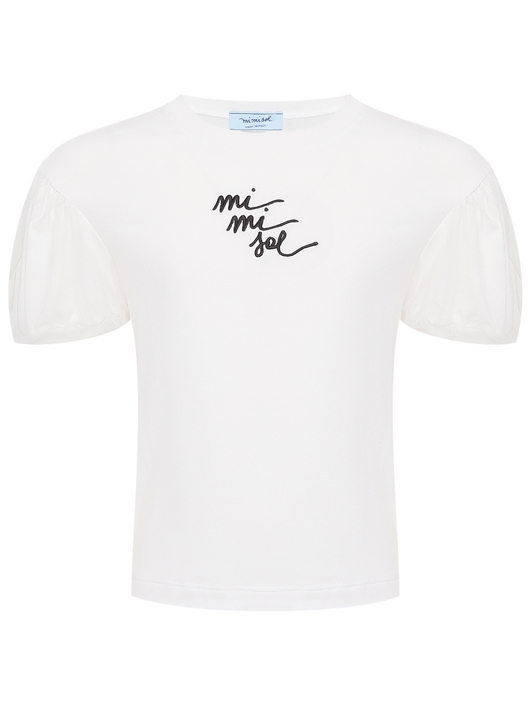 MiMiSol Футболка с вышивкой