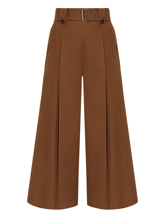 Max Mara Брюки из хлопка с поясом