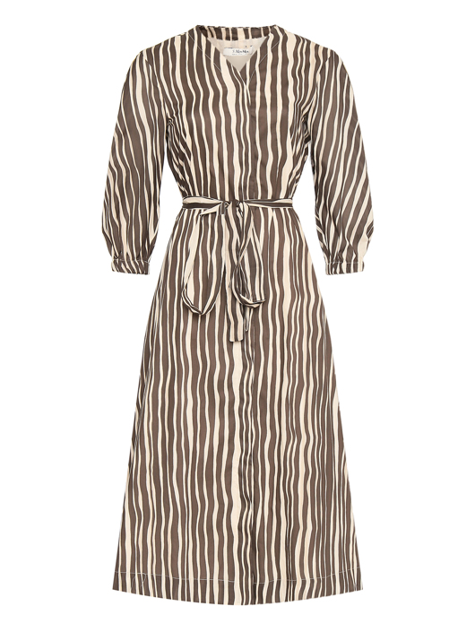Max Mara Платье из хлопка с узором