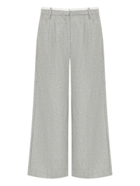 Ermanno Scervino Junior Широкие брюки из смешанной шерсти