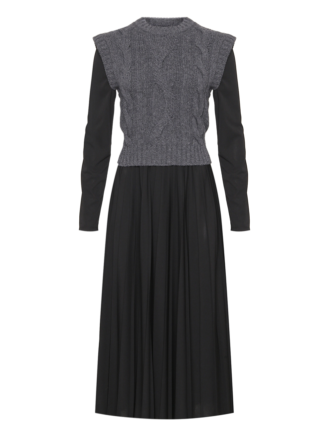 Weekend Max Mara Платье с шерстяным жилетом в комплекте