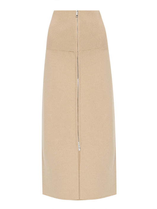 Sportmax Юбка из шерсти на молнии