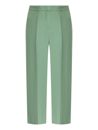 Weekend Max Mara Брюки из смешанного хлопка со стрелками