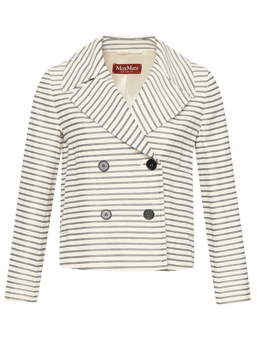 Max Mara Жакет из хлопка в полоску
