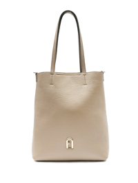 Furla Однотонная сумка из кожи с логотипом