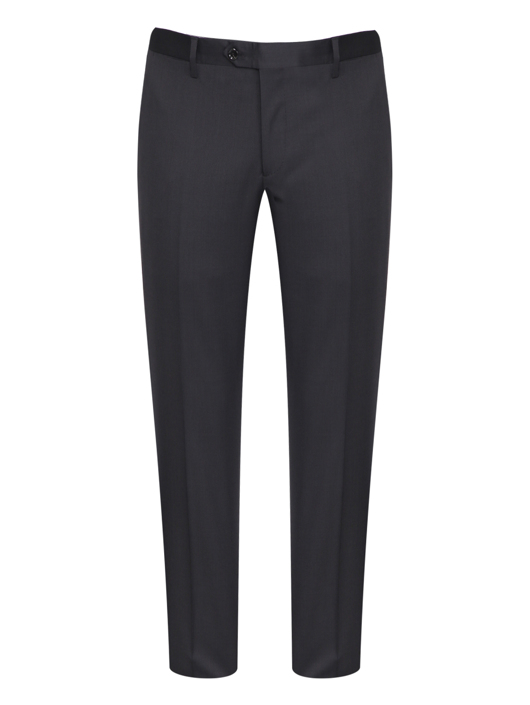 LARDINI Прямые брюки из шерсти