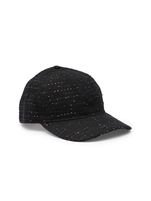 Borsalino Бейсболка из хлопка с пайетками