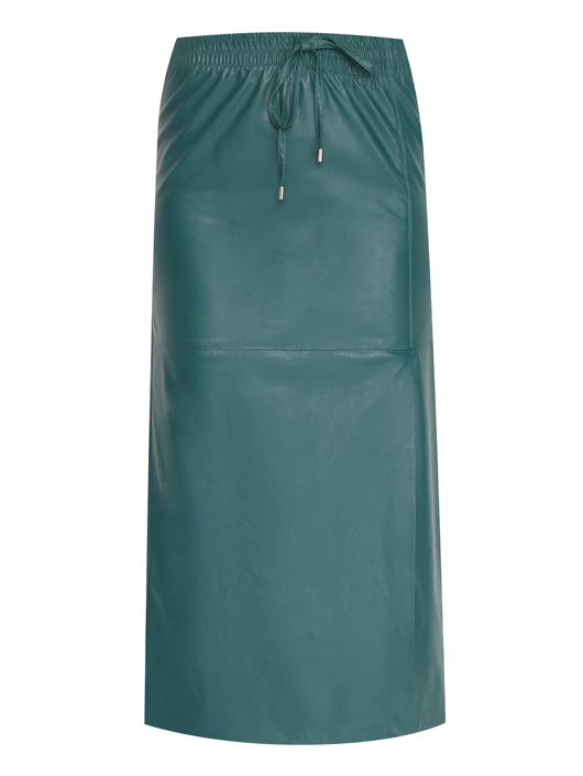 Ermanno Firenze Юбка из экокожи с разрезом