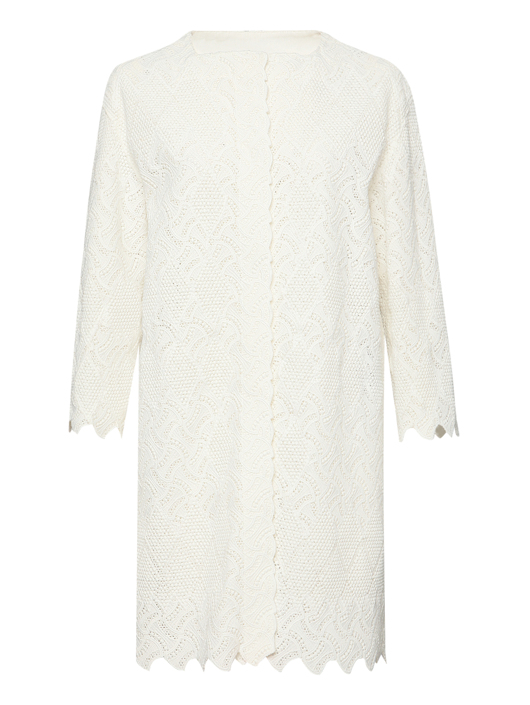 Ermanno Scervino Легкое пальто из кружевной ткани
