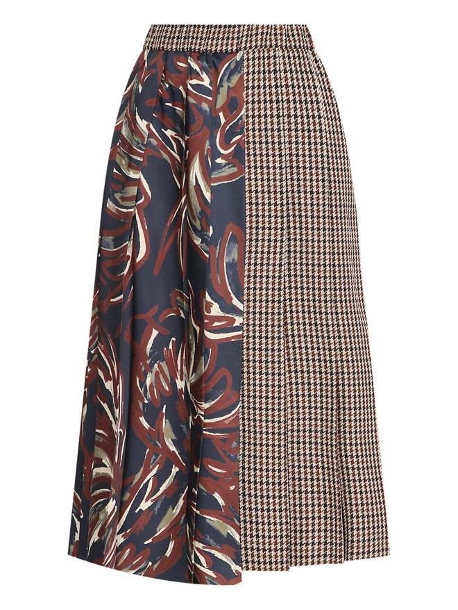 Weekend Max Mara Юбка из шерсти и хлопка