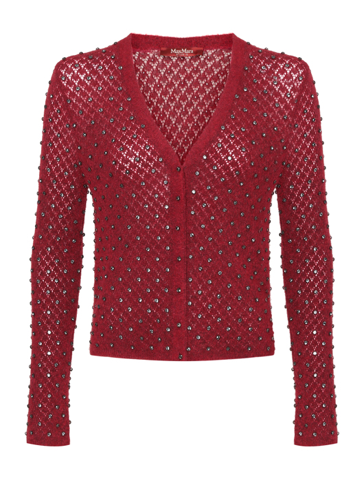 Max Mara Кардиган с кристаллами