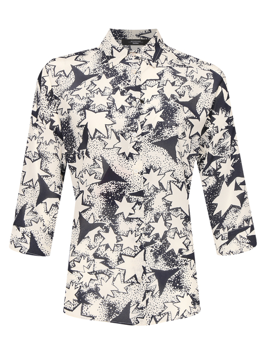 Weekend Max Mara Блуза из шелка с узором