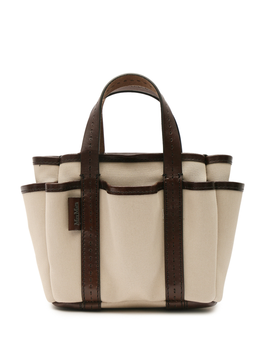 Max Mara Сумка из хлопка и кожи