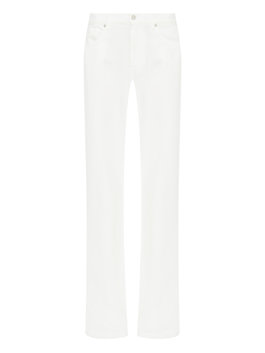 7 For All Mankind Однотонные брюки прямого кроя