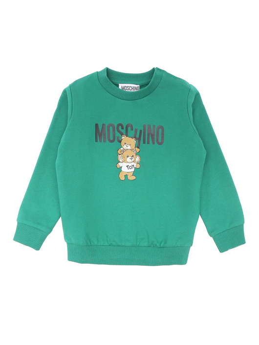 Moschino Толстовка из хлопка с принтом
