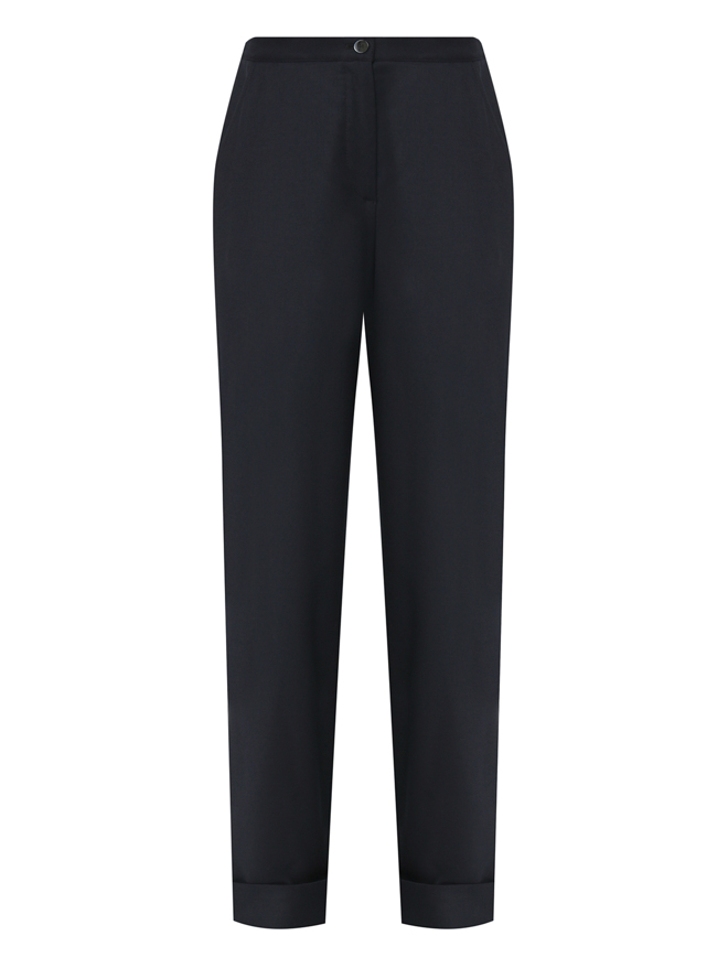 LARDINI Брюки из шерсти с подворотами