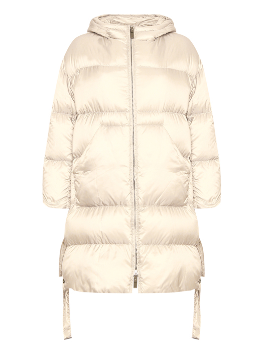 Max Mara Стеганый пуховик с капюшоном