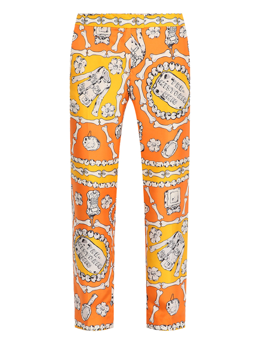 Moschino Cheap&Chic Брюки из шелка