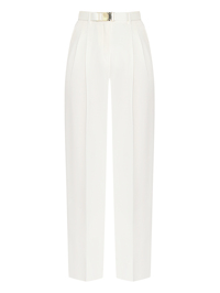 Max Mara Брюки прямого кроя с ремнем