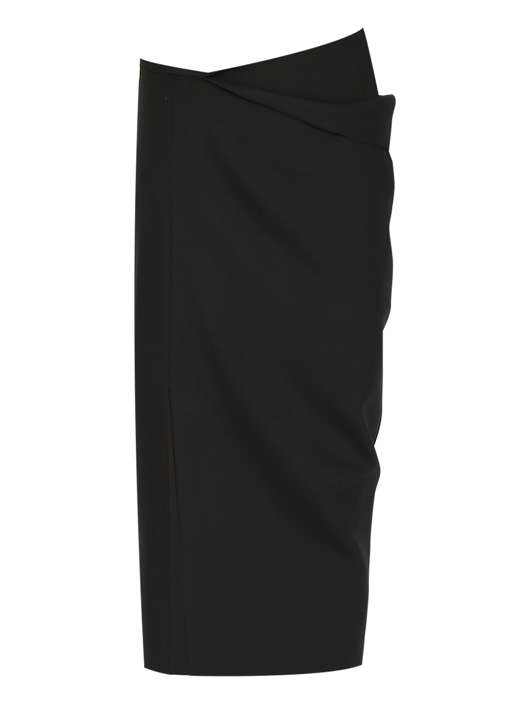 Sportmax Юбка из шерсти с разрезом