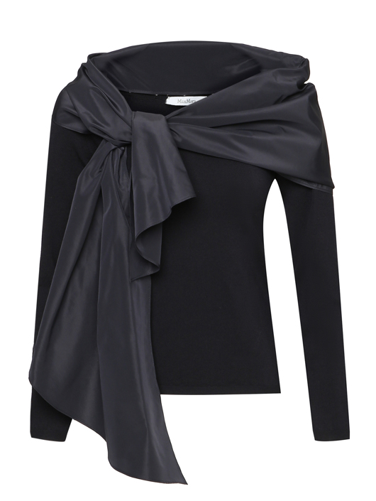 Max Mara Джемпер с шарфом