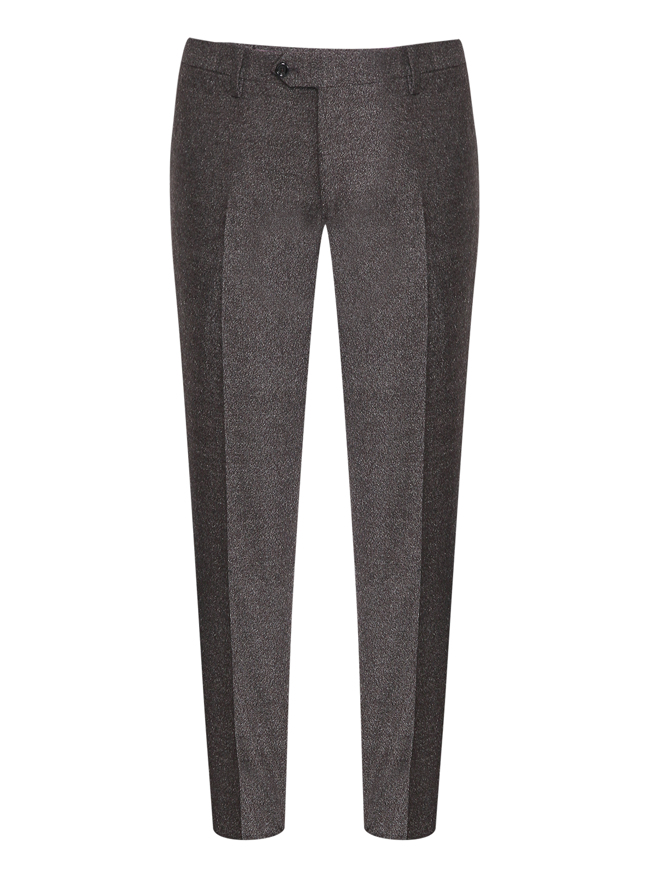 LARDINI Прямые брюки из шерсти
