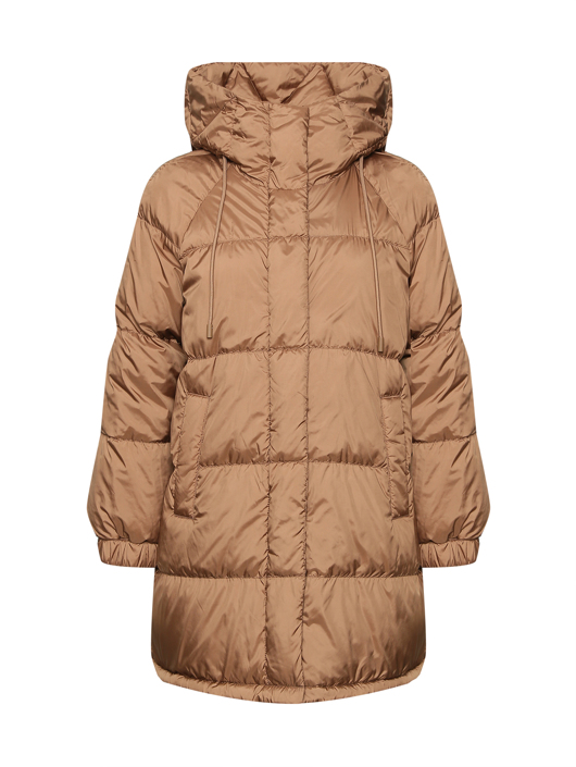 Weekend Max Mara Пуховик на молнии с капюшоном