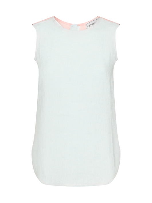 Forte Dei Marmi Couture Топ из льна с разрезами