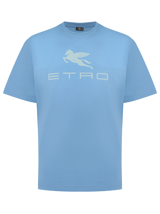 Etro Футболка из хлопка с логотипом