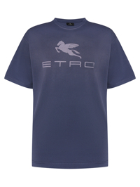 Etro Футболка из хлопка с логотипом