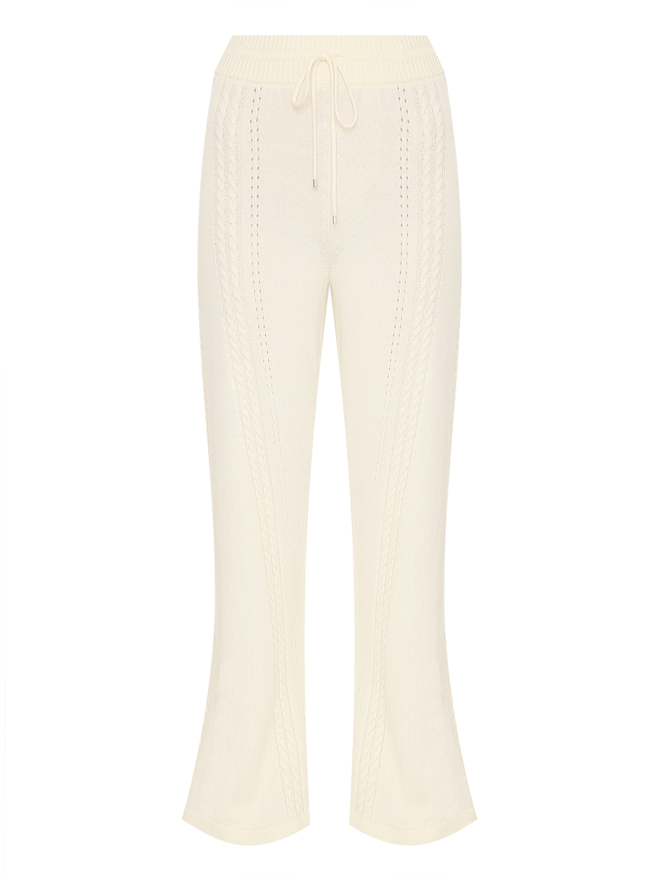 Ermanno Scervino Брюки из шерсти на резинке