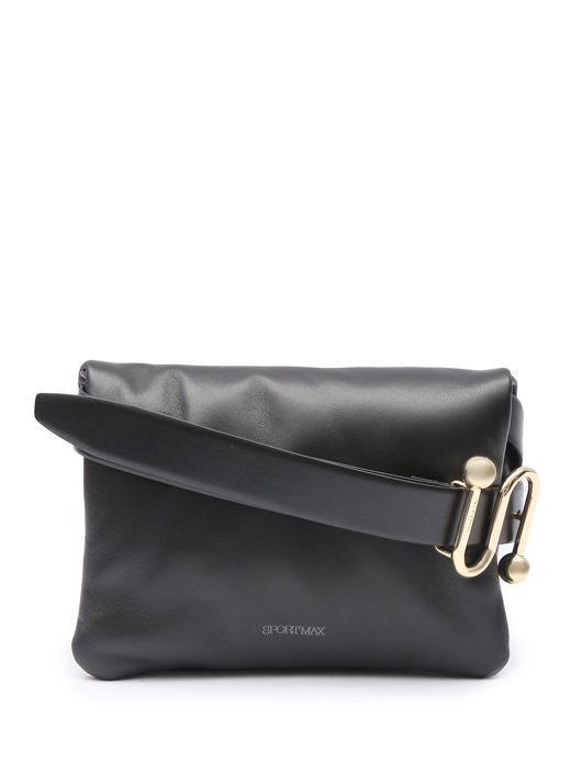 Sportmax Сумка из гладкой кожи на ремне